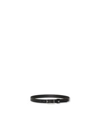 Calvin Klein , Lederg&uuml;rtel &raquo;SQUARE BUCKLE CK LOOP 25MM&laquo; Gr&ouml;&szlig;enverstellbar , BLACK / SHINY NICKEL