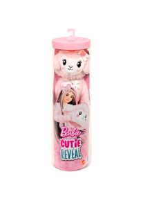 Barbie , Anziehpuppe »Cutie Reveal Sweet Bows - Pinkes Lämmchen« , bunt