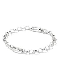 Thomas Sabo , Damen,Jugendliche , Charm-Armband »Charm Club Connect: mit einem Connect Link« , silberfarben , 17 , Charm-Armband mit einem Connect...