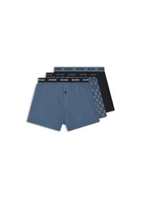 HUGO Underwear , Jungen,Damen , Webboxer »WOVEN BOXER TR« Packung, 3er-Pack, 3 Stk. Webboxer mit HUGO Schriftzug , Open Miscellaneous 964 , 3 Stk....