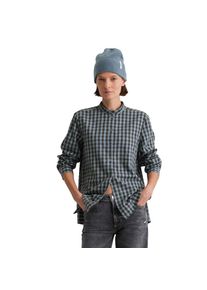 Marc O'Polo Marc O'Polo, Damen, Karobluse &raquo;regular fit aus softem Baumwoll-Flanell&laquo;, multi/ slate blue, 42, multi/ slate blue, Langarmbluse von Marc O'Polo