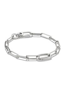 Thomas Sabo , Jugendliche,Damen , Charm-Armband »Charm Club Connect: Paperclip mit einem Connect Link« , silberfarben , 17 , Charm-Armband...