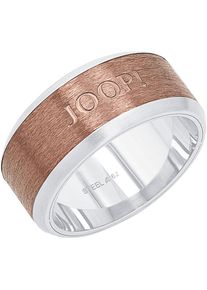 JOOP! , Jugendliche,Damen , Fingerring »2038041/-42/-44/-46« , edelstahlfarben-braun , 60 , Der Fingerschmuck der Marke JOOP! steht für Qualität,...