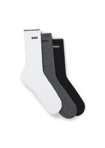 BOSS , Jungen,Damen , Socken »Rib Stripe« 3 Paar tlg. , Open Miscellaneous 960 , 43-46 , 43-46 , 3er Pack Herrensocken von BOSS