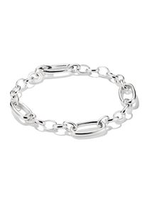 Thomas Sabo , Damen,Jugendliche , Charm-Armband »Charm Club Connect: mit drei Connect Links« , silberfarben , 19 , Charm-Armband mit drei Connect...