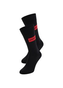 HUGO Underwear , Damen , Socken »RED LABEL« 2 Paar tlg. , Black 001 , 43-46 , 43-46 , 2er Pack Socken von Hugo