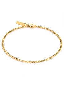 True Rebels , Damen , Panzerarmband »TR7« aus Edelstahl , gelbgold , 21 , Armband für Herren