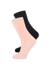 HUGO Underwear , Damen , Socken »LEO LOGO« Packung, 2 Paar tlg. mit HUGO-Schriftzug , rosa , 35-38 , 35-38 , 2er Pack mittelhohe Socken von HUGO