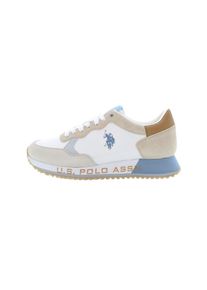 U.S. Polo Assn. Baskets basses 'Cleef' Homme blanc taille 45