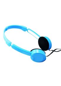 Corded Headphone with Microphone Foldable Stereo Bass Headphone with 3.5mm Port for Adult/Kids Laptop Computer Tablet