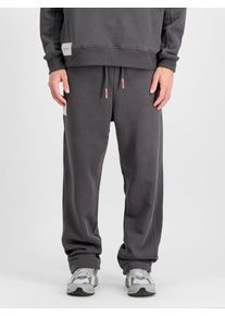 Alpha Industries Nohavice Muži tmavosiv&aacute; / biela 34