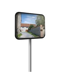 Vialux Multifunctionele spiegel antivorst, roestvast staal, rechthoekig, h x b 400 x 600 mm