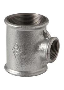 Atusa, Kellerregal, Deutschland GmbH Temperguss T-St&uuml;ck Nr. 130R verz. red. 90 Grad IG 3/4 x1/2 x1/2