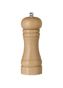 Hendi Salzmühle aus Holz. Holz hell, Pfeffermühle + Salzmühle, Braun