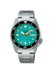 Seiko, Armbanduhr, 5 Sports Automatic, Silber, (Analoguhr, 38 mm)