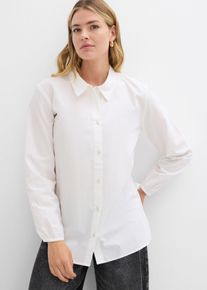 bonprix Bluzka z czystej bawełny, biały, 52