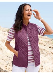 Damen Steppweste in pflegeleichter Qualit&auml;t in violett ,Gr&ouml;&szlig;e 36, WITT, 100% Polyester. Wattierung: 100% Polyester