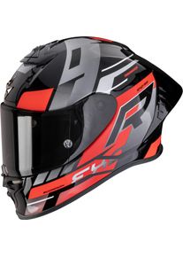 Scorpion EXO-R1 Evo II Air Adrenaline, full face helmet , color: Black/Red/Silver , size: XL