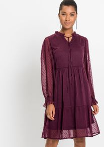 bonprix Mujer, Vestido corto, marrón, 48