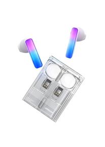 Joyroom JR-TC1 IceLens Series wireless headphones with LED lights - white