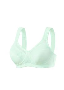 H.I.S. Dames Sportbeha in lichtblauw ,maat 100B, Witt, 90% Polyester, 10% Elastan