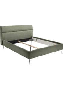 Home Affaire Polsterbett &raquo;Elvo, weichgepolstertes Kopfteil, wahweise &Uuml;berl&auml;nge, 140-200 cm breit&laquo;, Gr&ouml;&szlig;e H&ouml;he Bett: 104 cm H&ouml;he Bettseite: 25 cm...