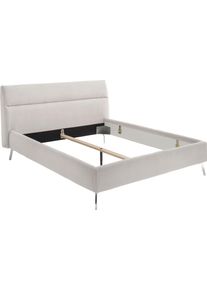 Home Affaire Polsterbett &raquo;Elvo, weichgepolstertes Kopfteil, wahweise &Uuml;berl&auml;nge, 140-200 cm breit&laquo;, Gr&ouml;&szlig;e H&ouml;he Bett: 104 cm H&ouml;he Bettseite: 25 cm...