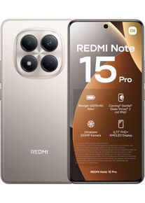 Xiaomi Smartphone »Redmi Note 15 Pro 8+256« Titanium