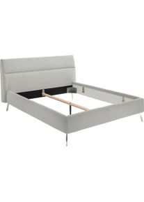Home Affaire Polsterbett &raquo;Elvo, weichgepolstertes Kopfteil, wahweise &Uuml;berl&auml;nge, 140-200 cm breit&laquo;, Gr&ouml;&szlig;e H&ouml;he Bett: 104 cm H&ouml;he Bettseite: 25 cm...