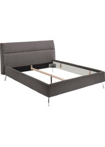 Home Affaire Polsterbett &raquo;Elvo, weichgepolstertes Kopfteil, wahweise &Uuml;berl&auml;nge, 140-200 cm breit&laquo;, Gr&ouml;&szlig;e H&ouml;he Bett: 104 cm H&ouml;he Bettseite: 25 cm...