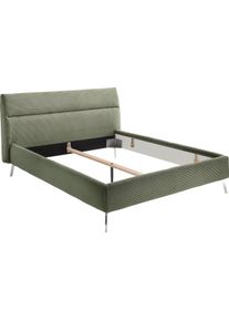 Home Affaire Polsterbett &raquo;Elvo, weichgepolstertes Kopfteil, wahweise &Uuml;berl&auml;nge, 140-200 cm breit&laquo;, Gr&ouml;&szlig;e H&ouml;he Bett: 104 cm H&ouml;he Bettseite: 25 cm...