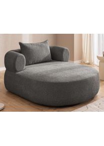 Home Affaire XXL-Sessel &raquo;LUSSAC Loveseat extra tief, gro&szlig;e Sitzfl&auml;che, Ma&szlig;e B/T/H: 123/158/78cm&laquo;, Gr&ouml;&szlig;e B/H/T: 123 cm x 78 cm x 157,5 cm
