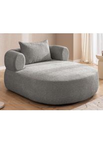 Home Affaire XXL-Sessel &raquo;LUSSAC Loveseat extra tief, gro&szlig;e Sitzfl&auml;che, Ma&szlig;e B/T/H: 123/158/78cm&laquo;, Gr&ouml;&szlig;e B/H/T: 123 cm x 78 cm x 157,5 cm