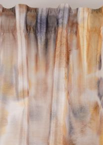 bonprix Gotowa zasłona z nadrukiem (1 szt.), ż&oacute;łty, Wys./szer. 225/135 cm