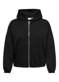 Only Carmakoma Kvinnor Sweatjacka 'CARScarlett' svart Storlek 48