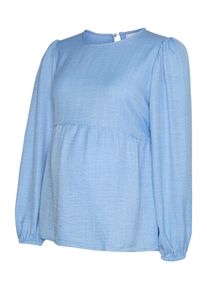 MAMALICIOUS Kvinnor Blus 'MLLIFINA' royalblå Storlek L
