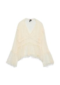 Véro Moda VERO MODA Kvinnor Blus 'VMEMILIE' beige Storlek M