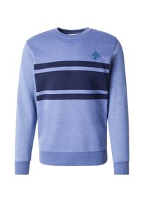 Naketano Män Sweatshirt marinblå / blåmelerad Storlek S