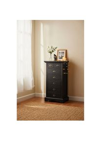 Sit, Kommode &raquo;Samba&laquo; im Lodge-Stil, Breite 53 cm, dunkelbraun, Massivholz, B/H/T: 53 cm x 100 cm x 36 cm, dunkelbraun