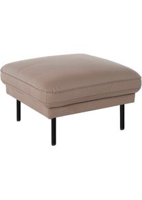 Home Affaire, Hocker &raquo;Nordfyn&laquo; edles Design in 3 Bezugsqualit&auml;ten, Design by Morten Georgsen, taupe, Struktur weich (100% Polyester);Luxus-Microfaser 