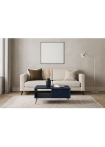 Home Affaire , Couchtisch &raquo;ROMILDA Kaffeetisch mit viel Stauraum, 87x66cm, modernes Design&laquo; , dunkelblau + dunkeblau