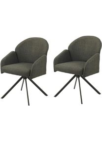 Hela , Armlehnstuhl &raquo;HOLLY&laquo; (Set) 2 Stk. , Gr&uuml;n + Gr&uuml;n