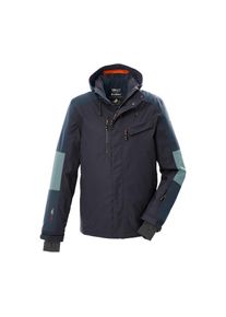 Killtec , Damen , Skijacke »KSW 257 MN SKI JCKT« , grau , XXL , XXL , Herren Skijacke mit regulierbarer und abzippbarer Kapuze