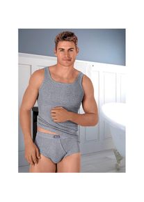 King&acute;S Club Kings Club, Herren, Slip 2 Stk., grau-meliert, 2 Stk., 5 -2 Stk., grau-meliert, Feinripp