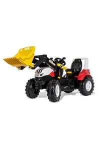 Kindertraktor , Rot , Kunststoff , 150x53x76 cm , Spielzeug, Kinderfahrzeuge