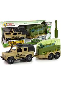 Lean Toys Transporter zum Zerlegen + Dinosaurier