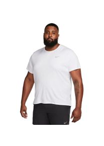 Nike Herren Miler Dri-Fit UV Short Sleeve Top weiß