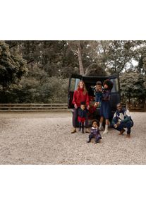 Tchibo - Női sztreccsnadr&aacute;g - nő - m&eacute;ret 42 - k&eacute;k/kock&aacute;s