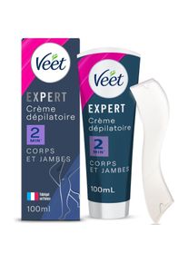 Veet, Wachs + Enthaarungscreme, Haarentfernungscreme - Expert Legs (100 ml)