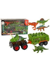 Lean Toys Ein Trailer mit Dinosaurier-Motiv